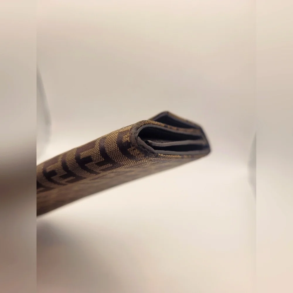 Fendi Brown Zucchino Wallet